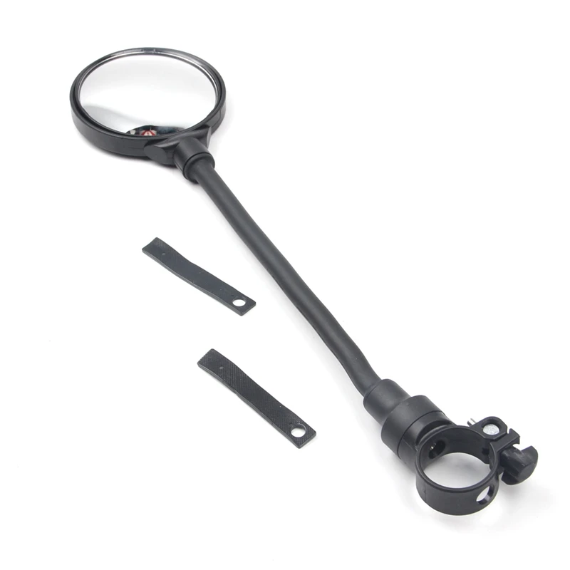 

Зеркало для велосипеда, скутера, зеркало на руль, регулируемое на 360 ° длинное крепление на руль