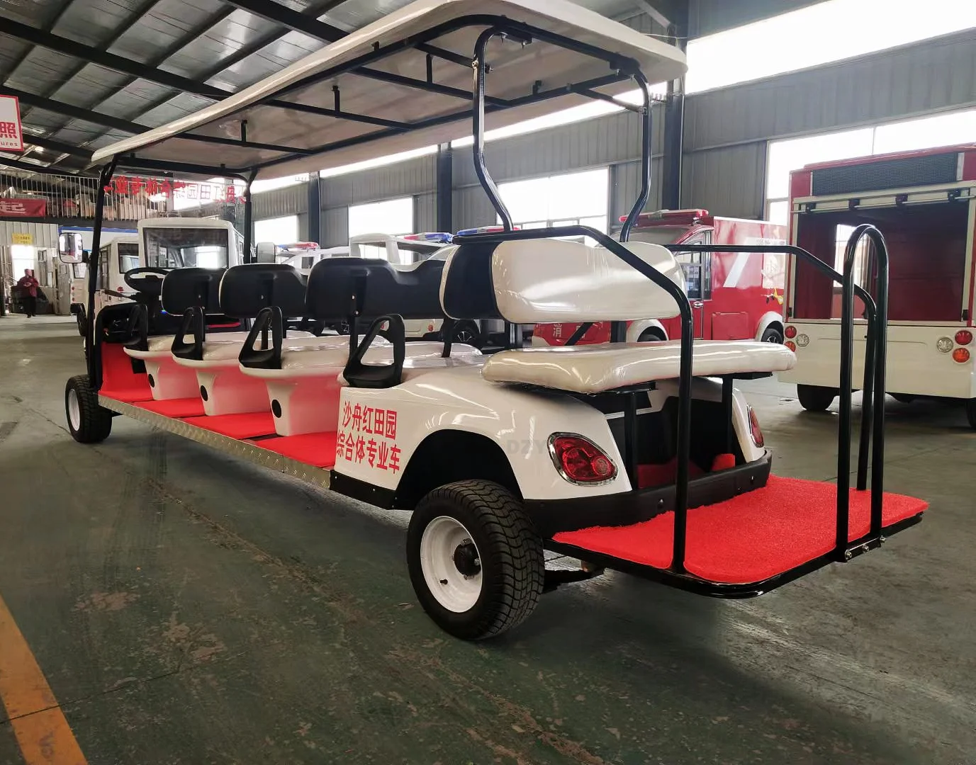 China New 72V 5KW 4 Seater Electric Golf Cart Street Legal 4x4 Hunting Buggy Car with CE Certification