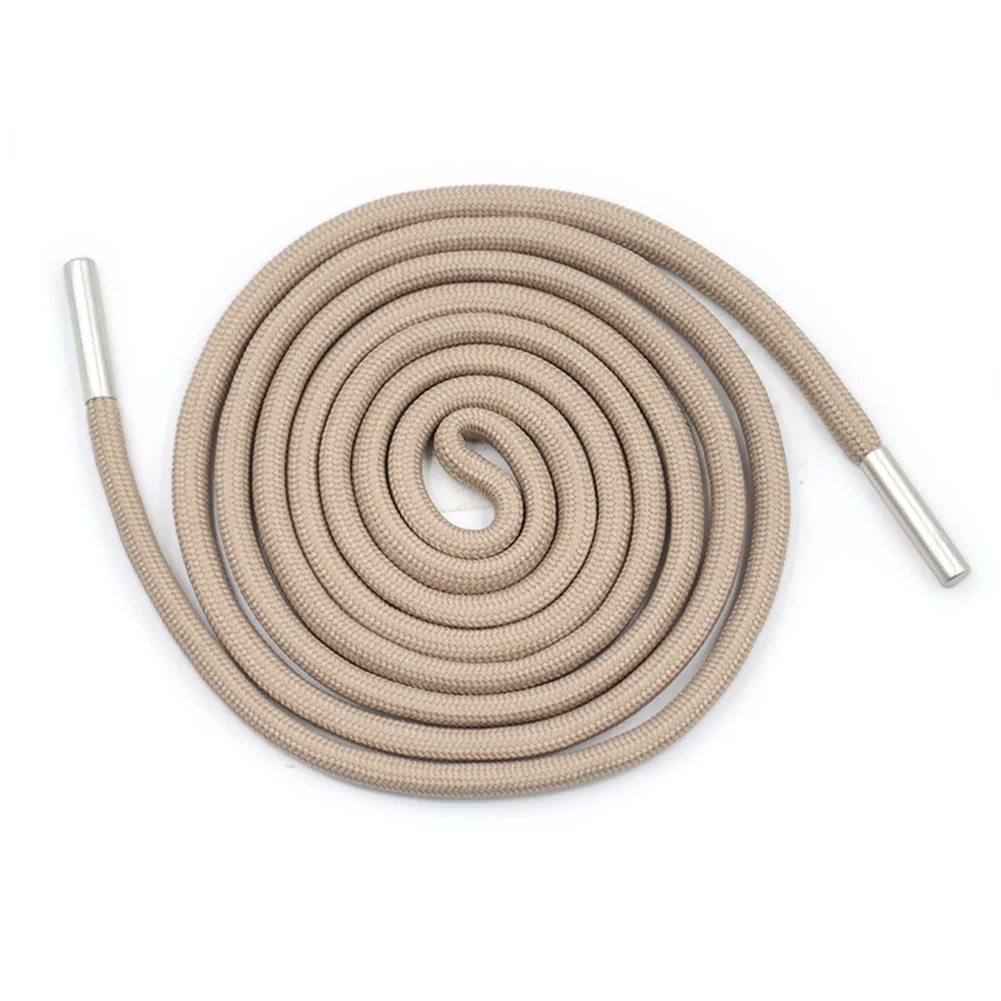 Braided Round Twisted Cord for Fashion and Craft Projects - 140CM, 5MM, Solid Color