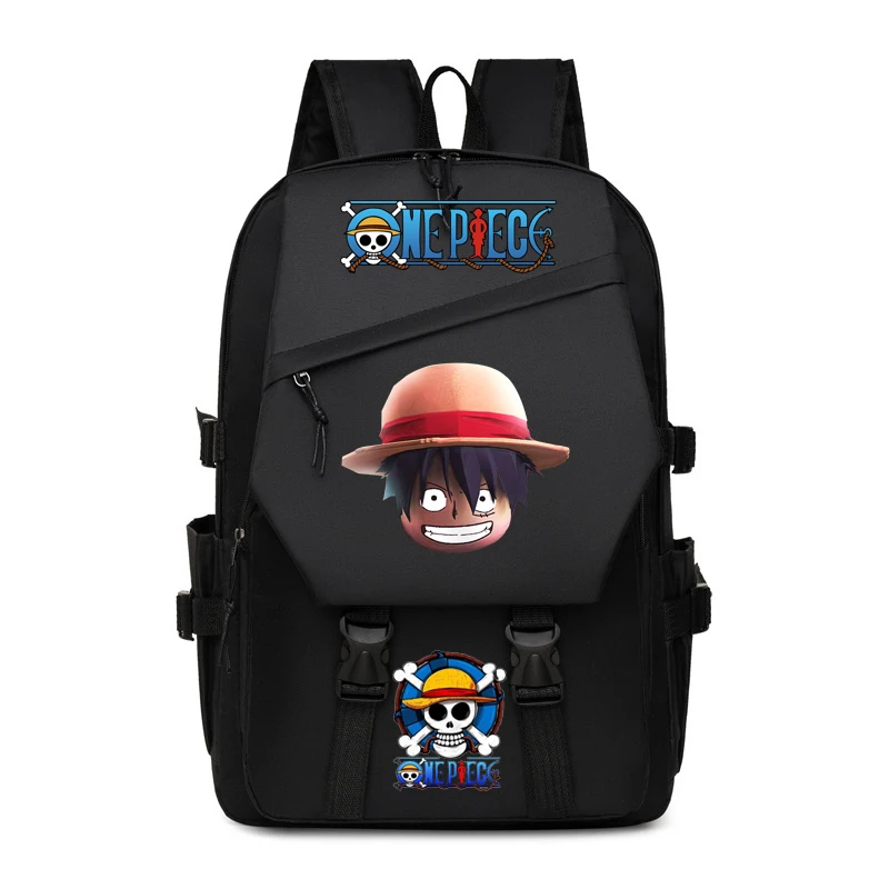 Large capacity Mochila one piece children's backpack boy Anime Travel Backpack Laptop Storage bag Bookbags cosplay bag Knapsack 10 30 50 110pcs anime one piece piratesreward stickers for kids cool diy phone laptop skateboard luffy zoro wanted posters decal