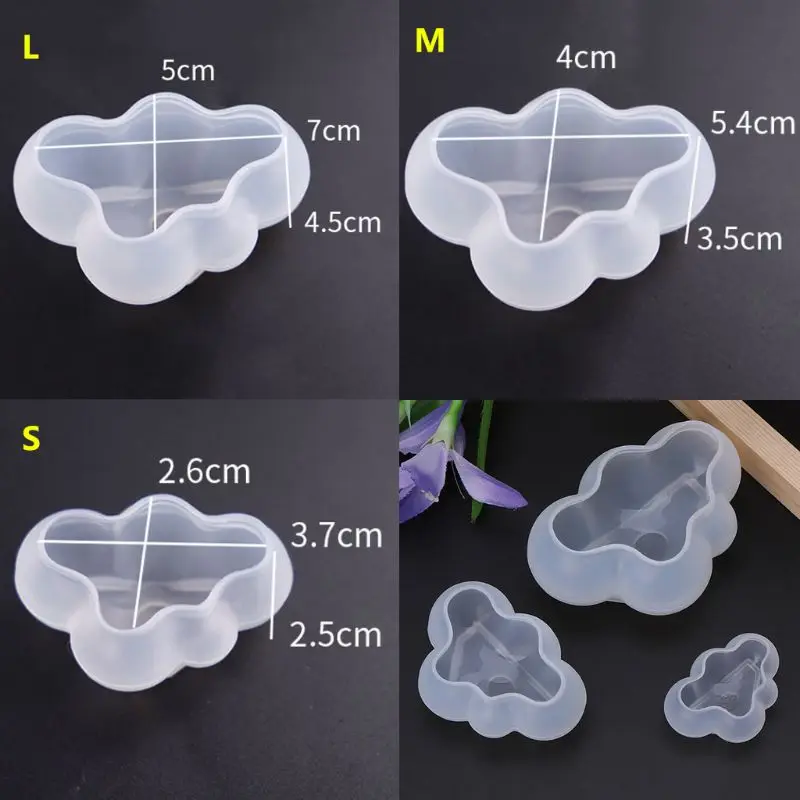 

Cloud DIY Epoxy Resin Mould Handmade Jewelry Making Silicone Mold for Home Decor 264E