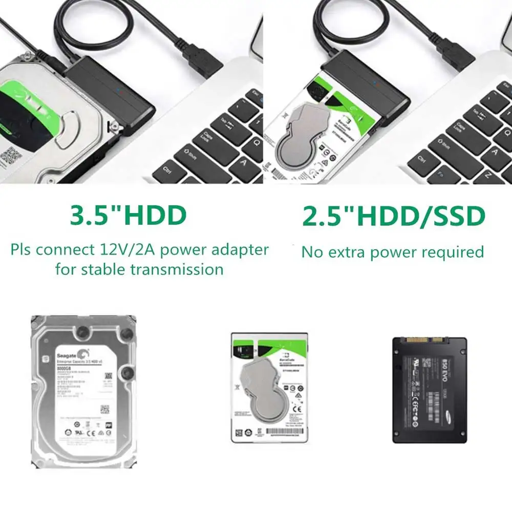 usb sata cabo sata para usb adaptador gbps suporte externo ssd hdd adaptador disco rígido sata para usb adaptar pc