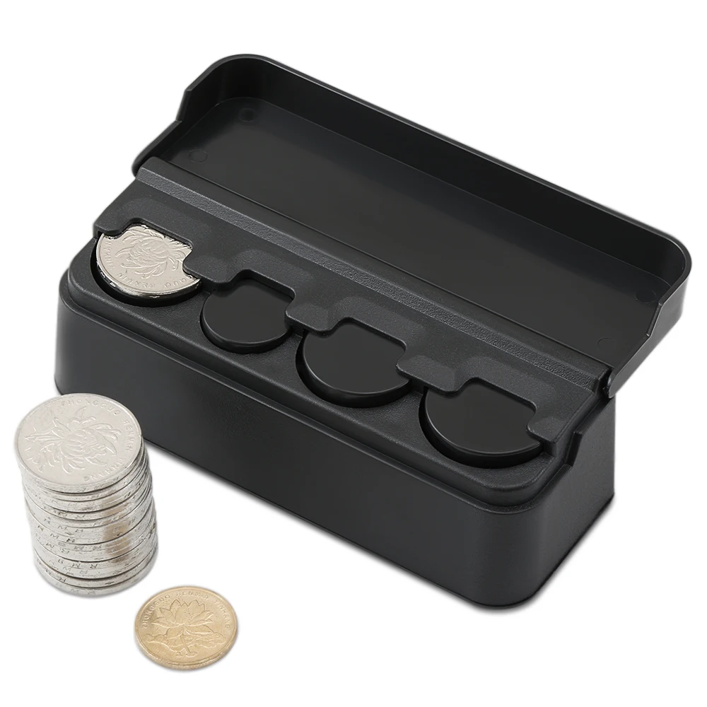 Car Organizer Rolls Plastic Pocket Dash Coins Case Storage Box Holder Per Fiat Panda Bravo Punto Linea Croma 500 595