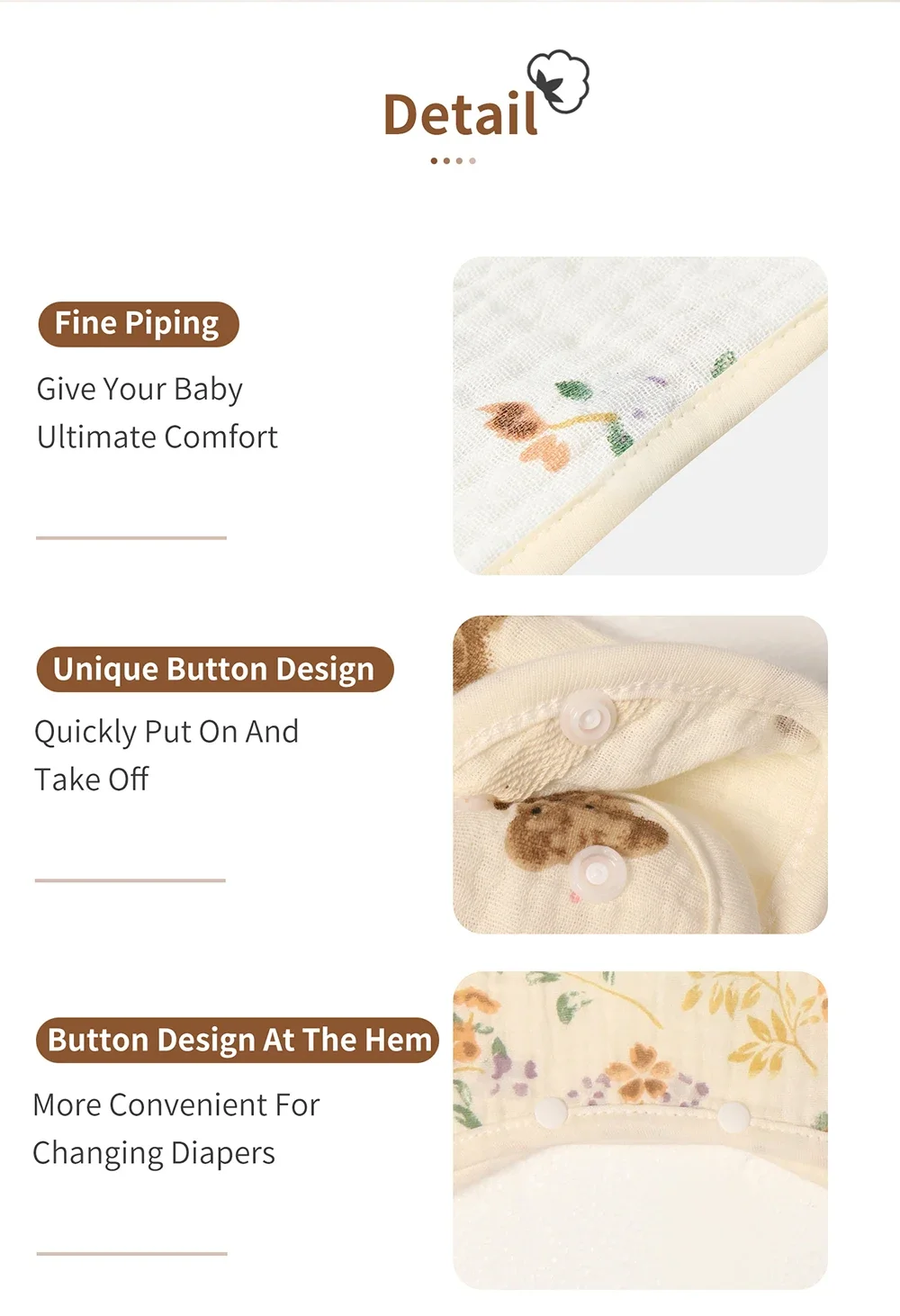 New Baby Bodysuit Spring Baby Clothes Summer Girl Pajama Romper Soft Jumpsuit Cartoon Sleeping Bag Clothes 0 to 9 Months