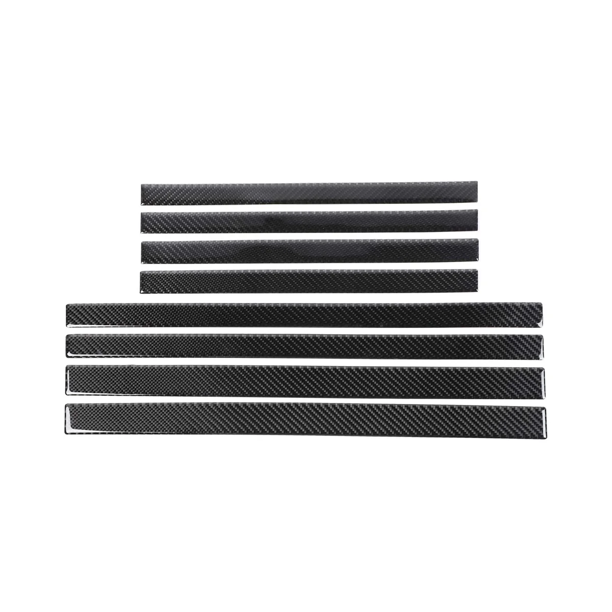 

Exterior Door Sill Strip Threshold Cover Protection for Chevrolet Silverado GMC Sierra 2014-2018 Soft Carbon Fiber