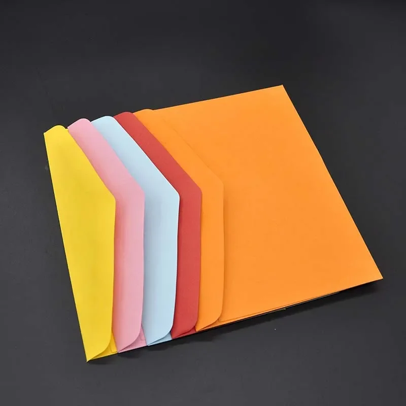 50pcs/lot A5 Envelope Storage Bag Stationery Small Business Supplies Office File Bag Contract Office Stationery Archive Bags kraft paper envelopes,mailing envelopes,gift card envelopes