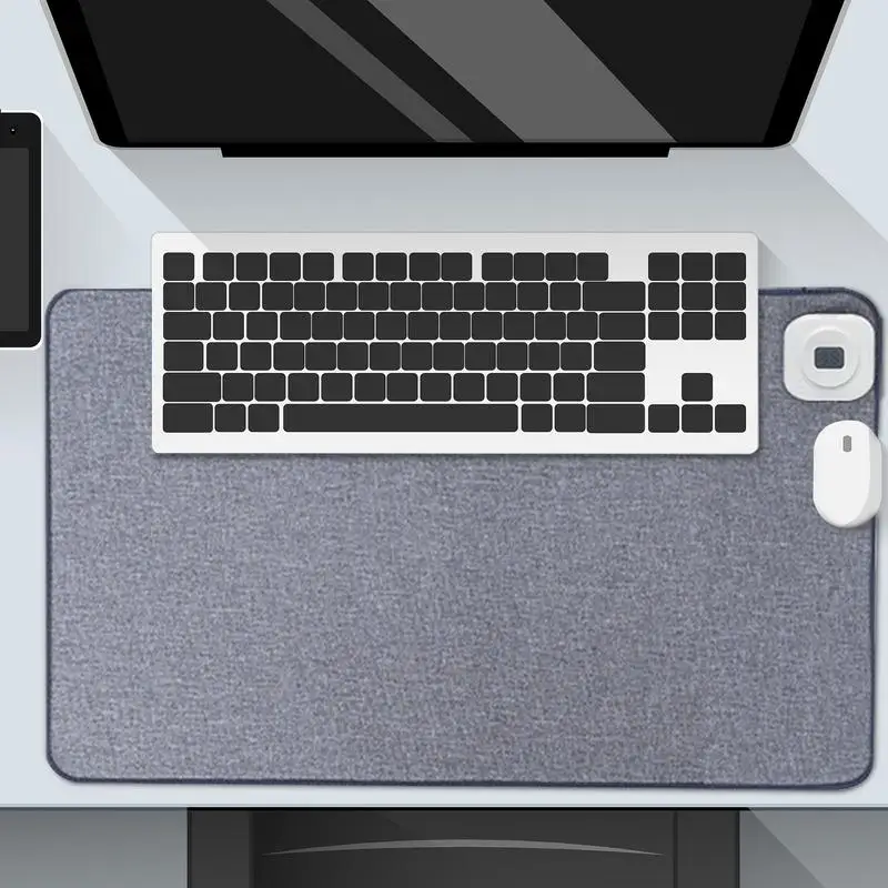 Electric Heated Desk Mat Adjustable Temperature Heating Table Mat USB Heated Thermostatically Digital Display Warm Desk heated pads