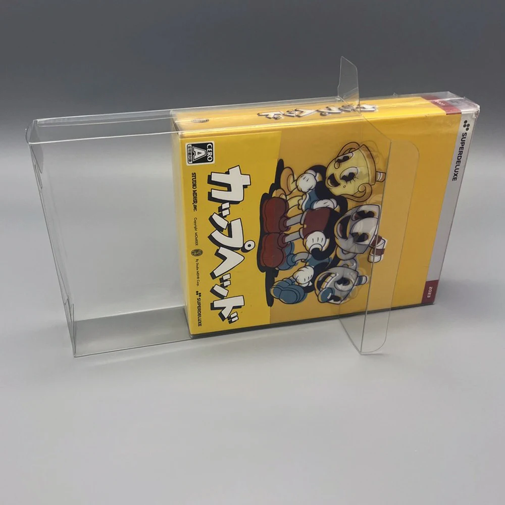 1 Scatola Di Protezione Per Nintendo Switch Cuphead Game Video Special Edition Clear Display Case Collect Box