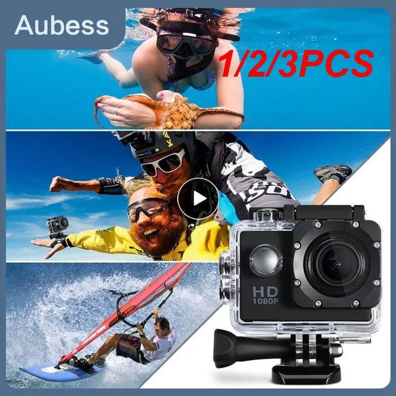 

1/2/3PCS Camera Plastic 30M Waterproof Go Diving Sport Mini DV 1080P Video Camera Bike Helmet Car Cam Dvr Outdoor