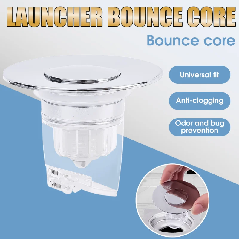 Bathroom Floor Drain Core Universal Deodorant Sewer Seal Leak ABS Anti