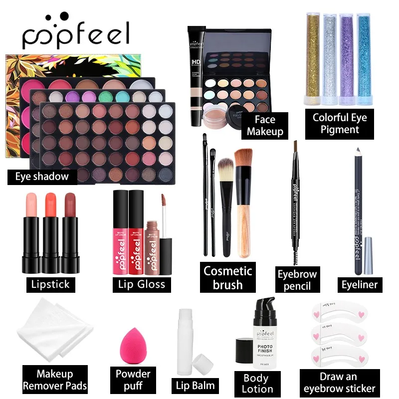 POPFEEL Makeup Kit,Complete Professional Makeup Kit,Makeup Gift For Women,Makeup Kit for Girls,Makeup Sets For Women 3