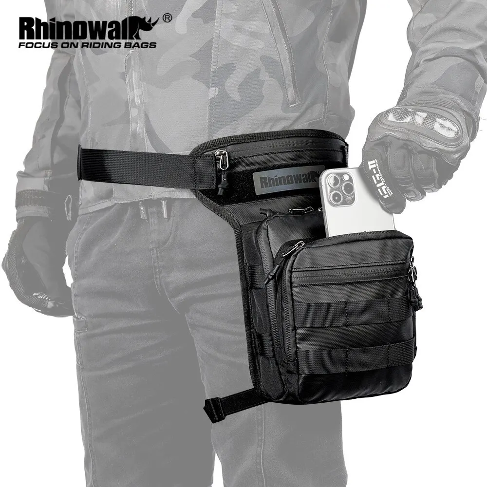 Rhinowalk Motorcycle Drop Leg Bag Thigh Belt Waist Bag