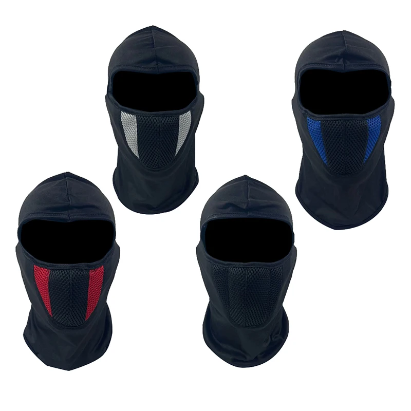 

Breathable Balaclava Motorcycle Full Face Mask Motorbike Mask Motocross Helmet Hood Moto Riding Neck Face Hood Moto Accessories