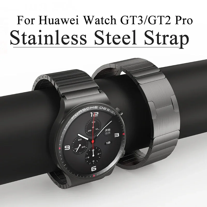 GORPIN GT2 Pro Titanium Metal Watch Strap for HUAWEI WATCH GT2 Pro Bracelet  22mm Wide Armband Silver Gray