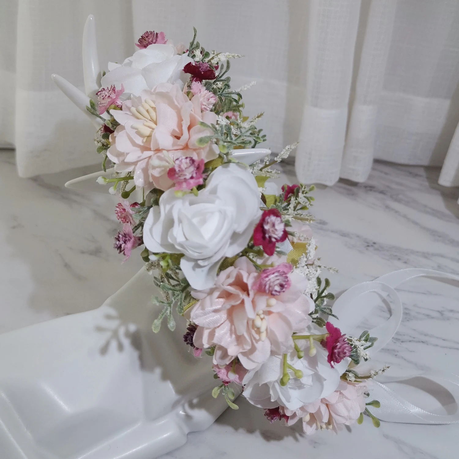 Princess Flower Crown Headbands Women Hair Accessories