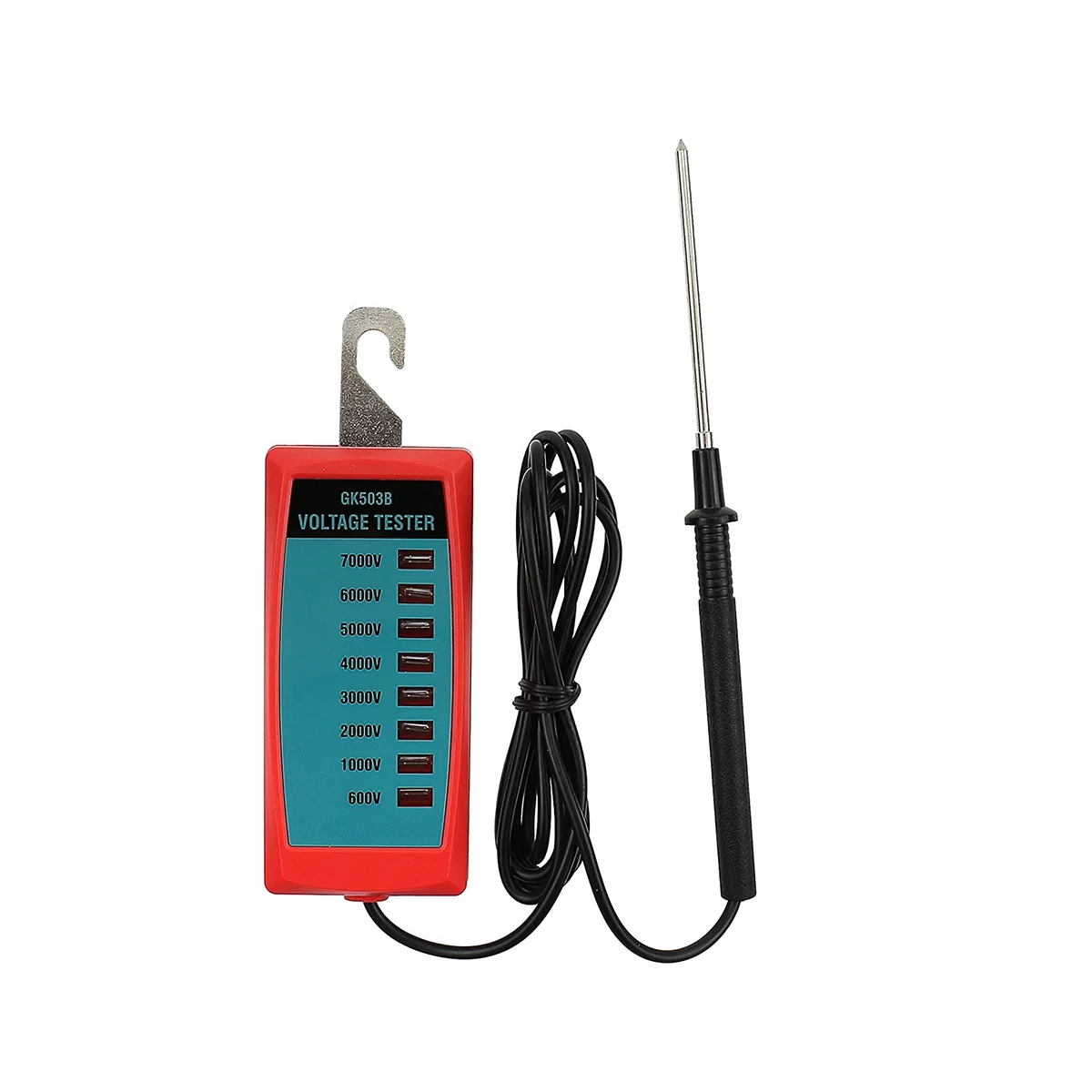 

GK503B Electric Fence Voltage Tester 600V To 700V Fence Controller No Battery Voltage Tester with Lamp-Red