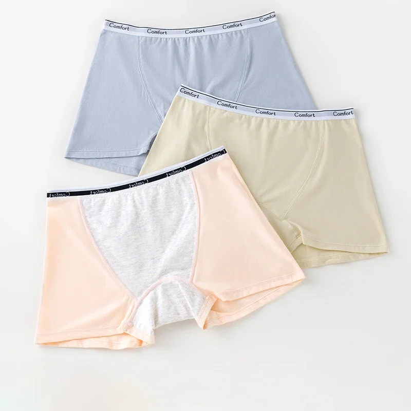 1pcs Cotton Women's Menstrual Panties Physiological Pants Leak Proof Underwear Ladies Period Panty High Waist Safety Briefs 1