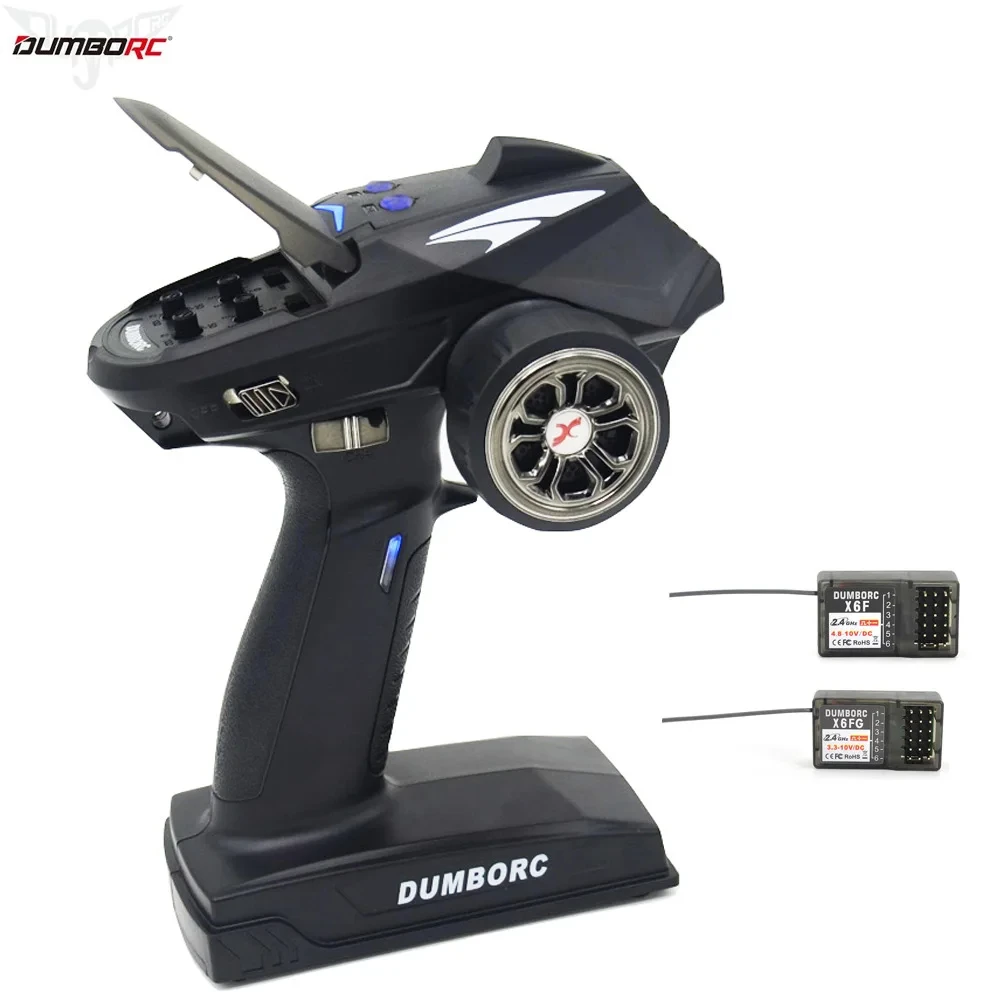 Ricevore del sistema di controllo Radio DUMBORC X6F X6FG 2.4G 6CH di alta qualà per trasmettore Domborc RC X6  26