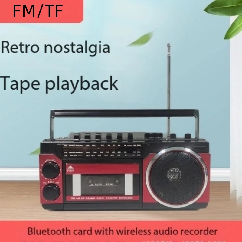 

Portable Wireless Bluetooth Speaker FM Retro Radio Subwoofer TF Card U Disk HiFi Indoor Outdoor MP3 Music Player Caixa De Som