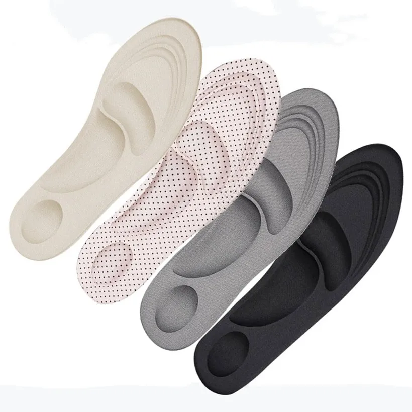 5D Sport Insoles for Shoes Women Men Deodorant Breathable Cushion Running Insoles For Feet Care Orthopedic Memory Foam