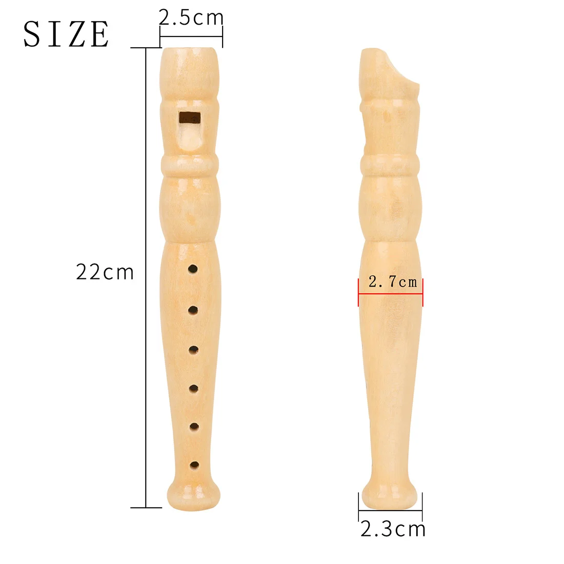 1Pc Orff Professional Treble Flute 8 Hole 6 Hole Soprano Clarinet Woodwind Instruments For Children Music Enthusiasts