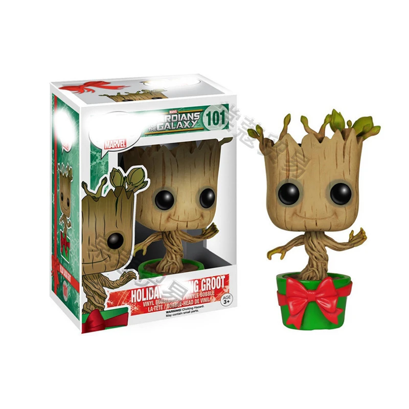 

The Avengers Disney Groot Little Tree Man Anime Movie Character Modeling Figure Movable Joint Cute Model Children Holiday Gifts