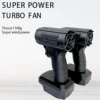 Portable Blower Turbo Jet Fan Electric Power Blower Car Wash Dryer Handheld Violent Turbo Fan (No Battery) 2