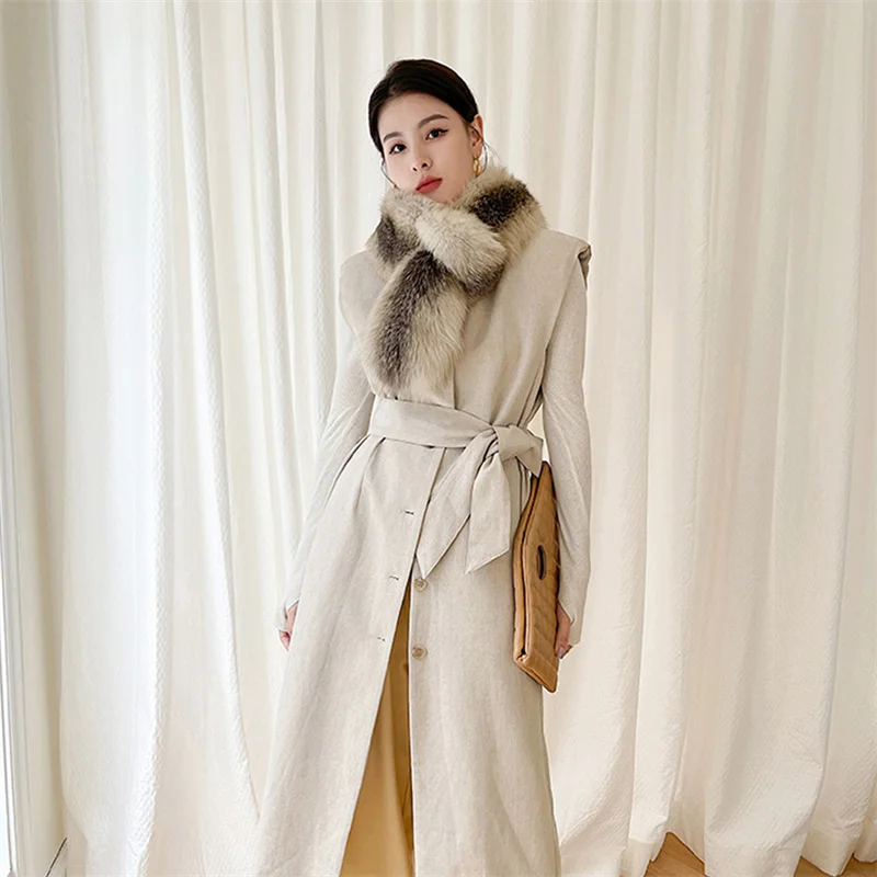 Рисунок 4 - Высококачественный женский меховой шарф