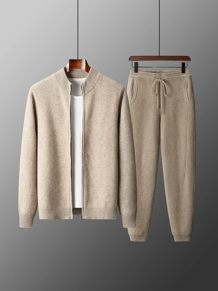 Costume deux pièces en laine mérinos pour hommes