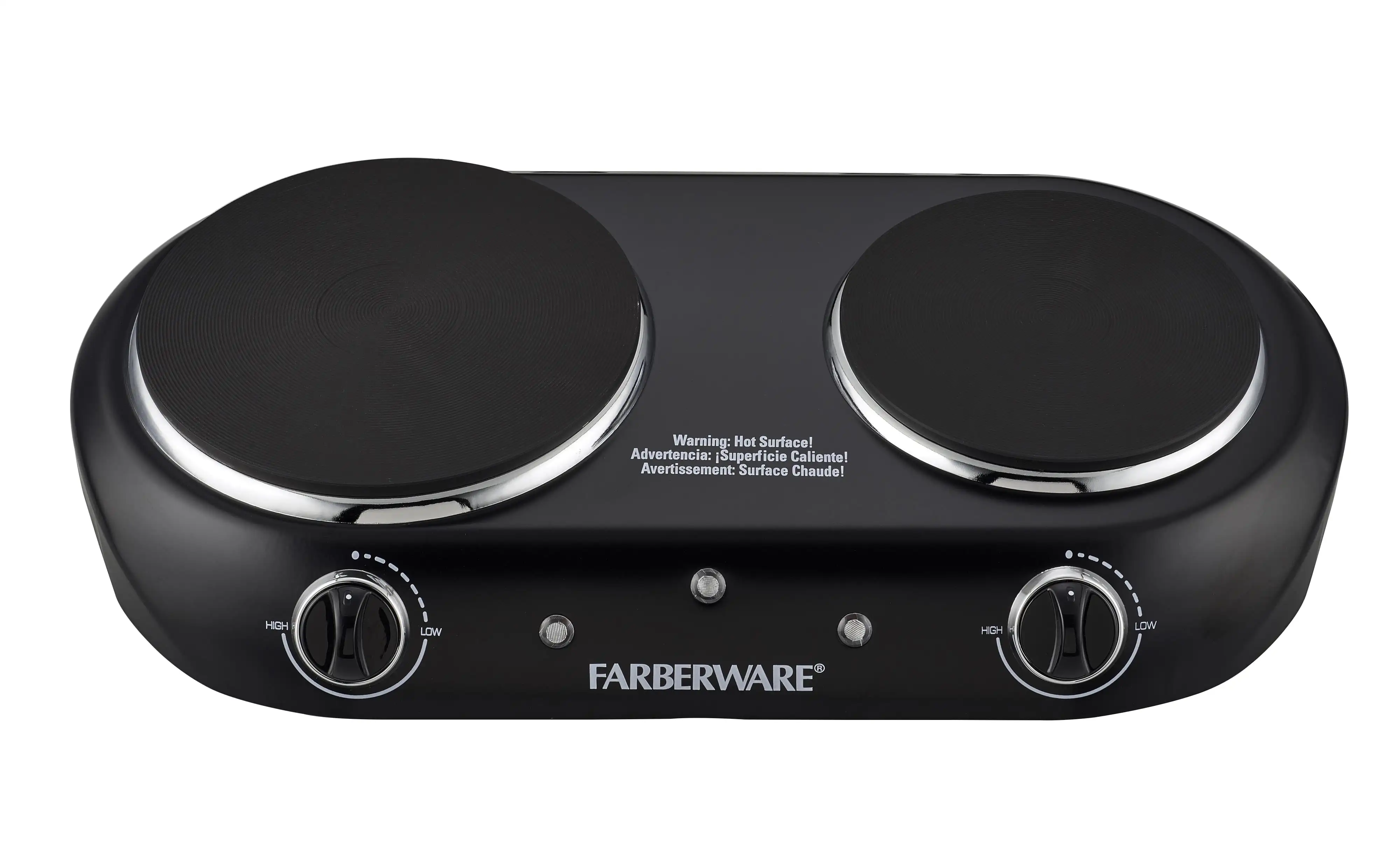 Farberware Royalty 1800 W Double Burner Black Electric Cooktop, 1 Each -  AliExpress