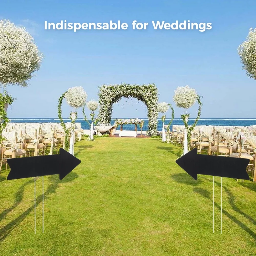 6 Packs Blank Arrow Signs With Stakes DoubleSided Chiefland Florida