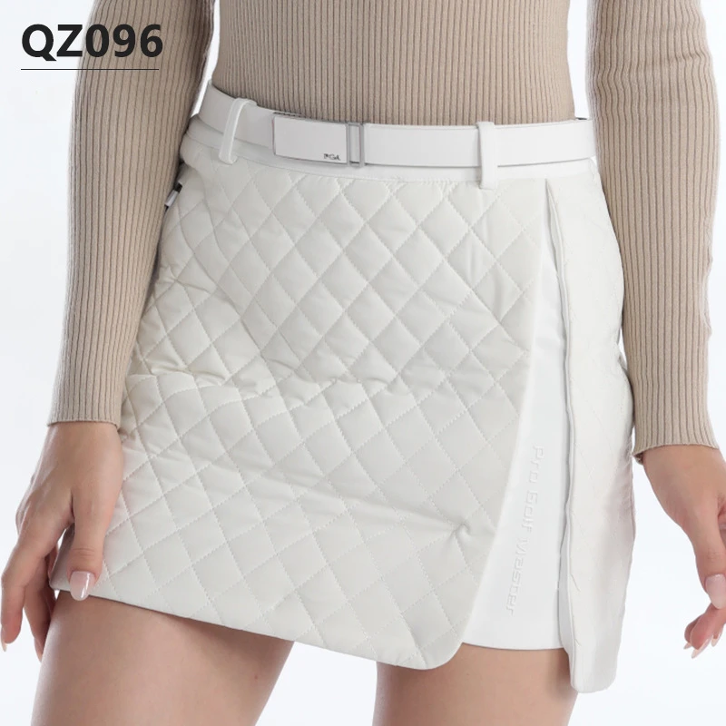 PGM Women Golf Short Skirt New Lady Clothing Autumn and Winter Warm A-line Skirt Sports Comfortable Girl Wear QZ096