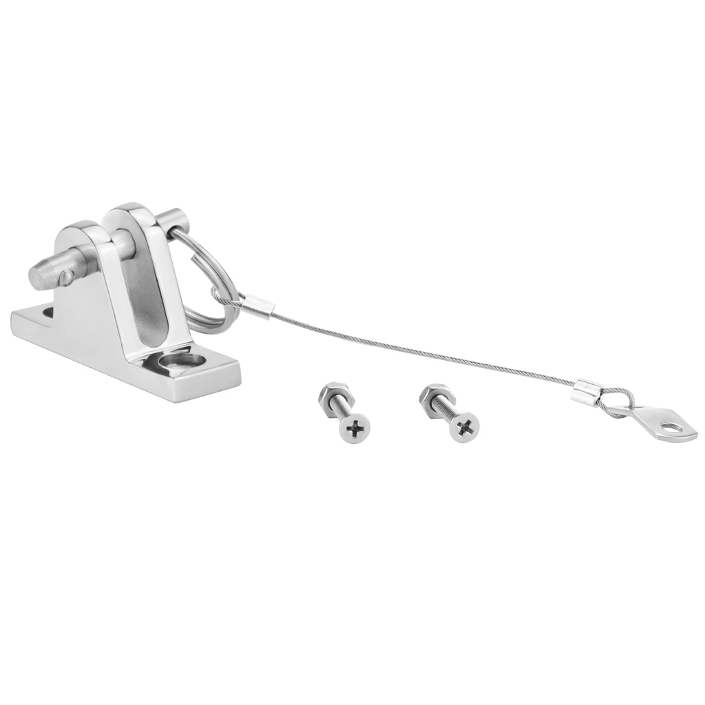 

Steel Bimini Top Fitting With Quick Release Pin And Lanyard,