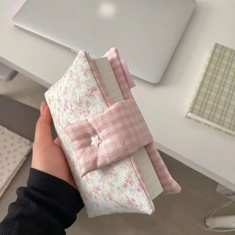 Handmade Floral Jacket Book Cover - Portable Ledger, Notepad & Diary Protector