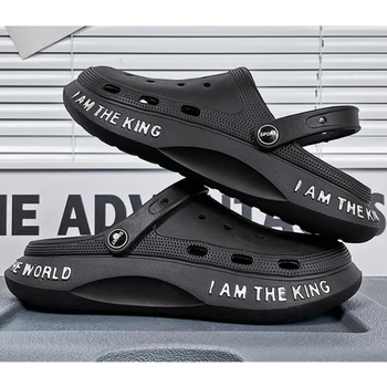 ⁦2024 Latest EVA Men's Women's Universal Slippers Sandals Dual Wear 5.0 Version Comfortable Soft Beach Outdoor Slippers⁩ – תמונה ⁦1⁩