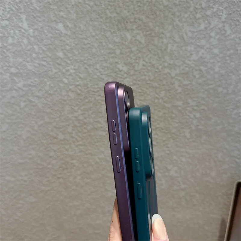Luxury Soft Matte Magnetic Phone Case with Wireless Charging Compatibility