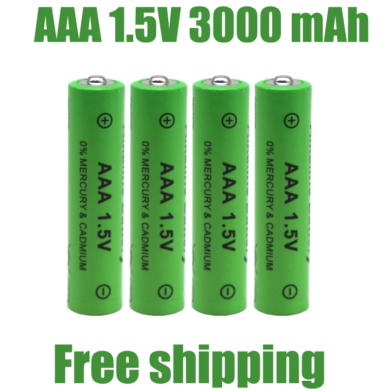 Nuova Batteria Aaa Da 1.5 V 3000Mah Batteria Ricaricabile Ni-Mh 1.5 V Batteria Aaa Per Orologi Mouse Computer Giocattoli Così Via + Spedizione Gratuit