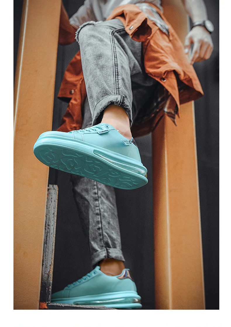 Casual Men's Shoes Comfortable Soft Breathable Pu Leather Flats_voghion.com