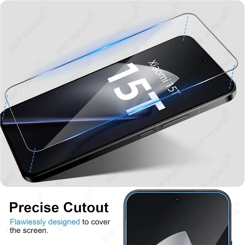 3-Pack Premium 9H Tempered Glass Screen Protector Sheets