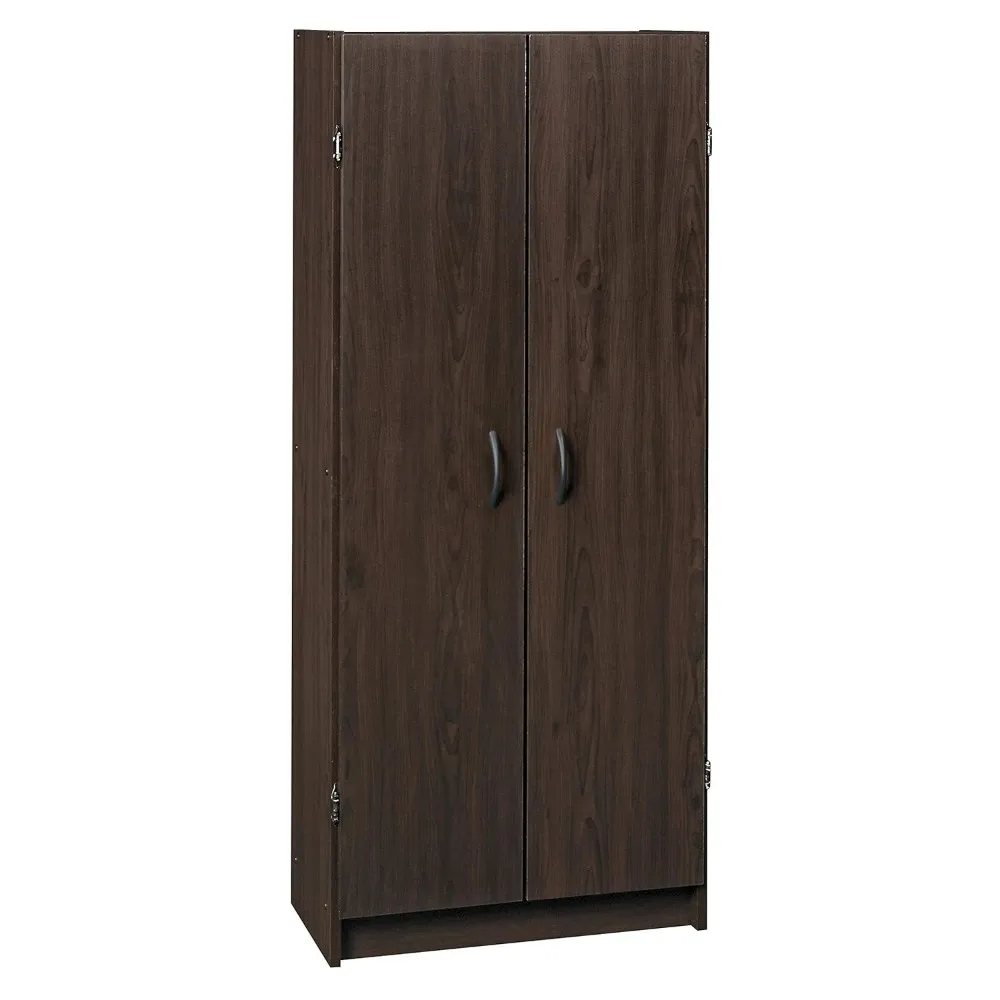 

Cabinet with 2 Doors, Adjustable Shelves, Storage Space in Kitchen, Laundry Room or Miscellaneous Room, Espresso