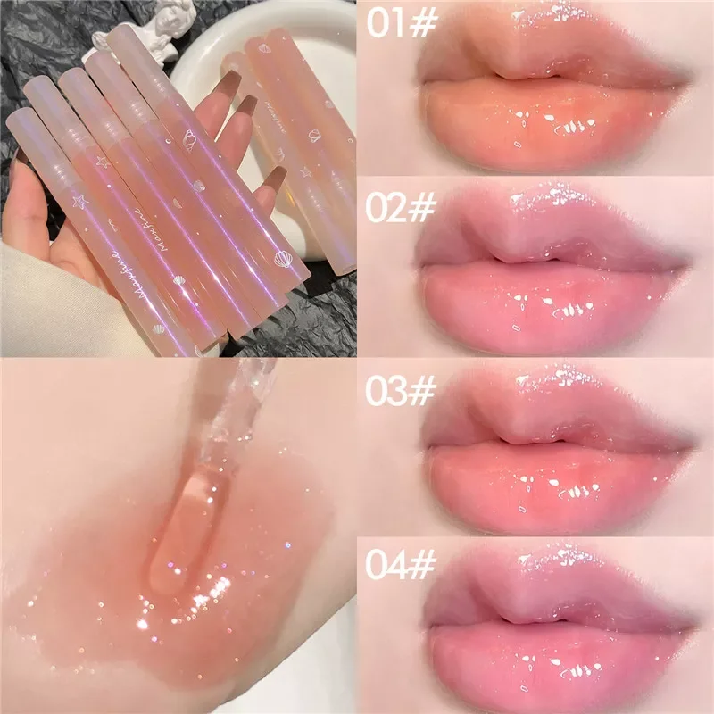 MirrorWaterLipGlossWaterGlossyLipGlazeTransparentLipOil