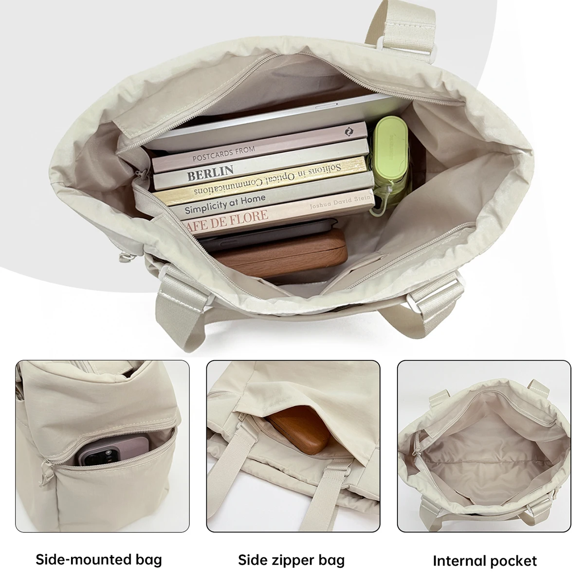 One-Shoulder Crossbody Bag for Men, Large Capacity, Suitable for Commuting and Travel, with a Relaxed and Casual Style, Suitable for Female College Students Attending Classes