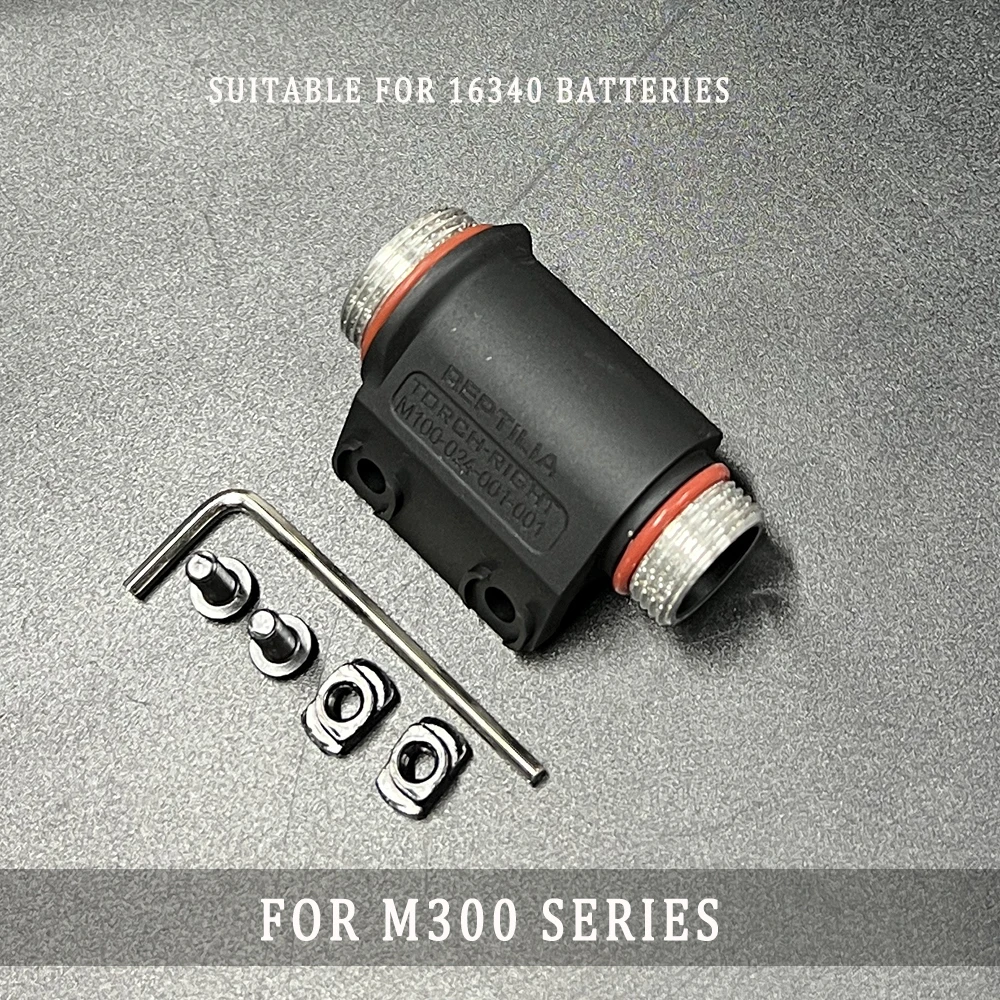 Scout Light Körperhalterung für Taschenlampen, taktisches Zubehör für M300 M600 Serie, Aluminium, passend für 16340 Akku – Detail 5
