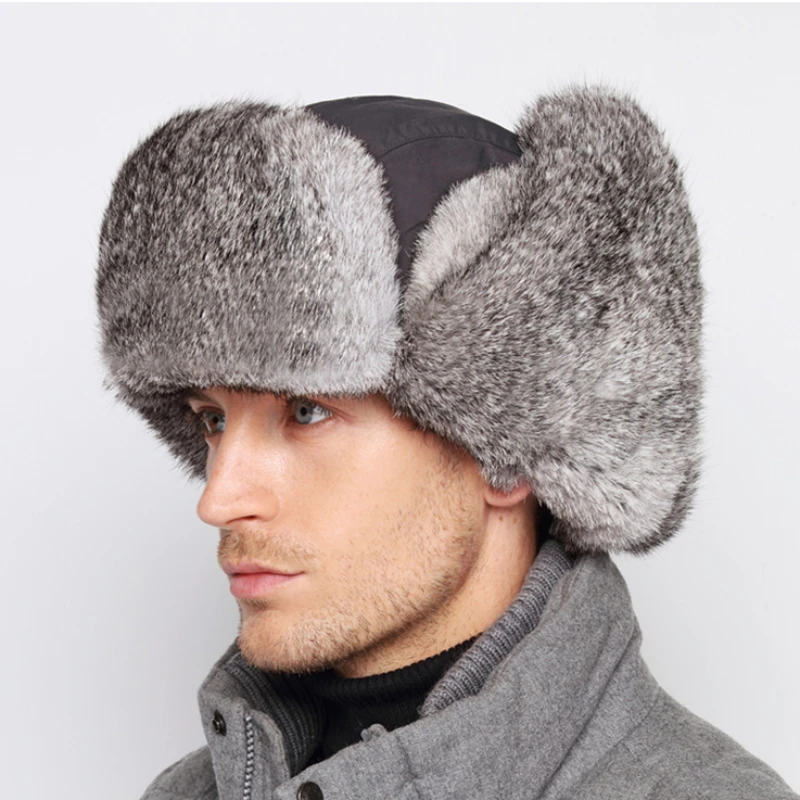 Рисунок 3 - Мужские зимние плюшевые шапки для