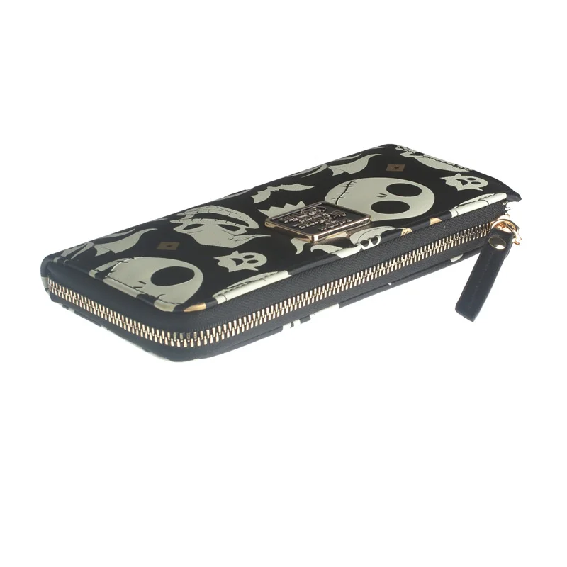 Disney the Nightmare before Christmas Embossed Wallet Fashion Personalized Card Holder Coin Purse