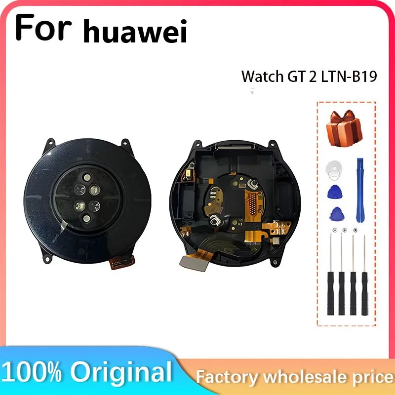 цена For Huawei Watch GT2 GT 2 LTN-B19 Smart Watch Battery Cover Rear Cover Rear Shell Charging Charger Connector with Flexible Cable