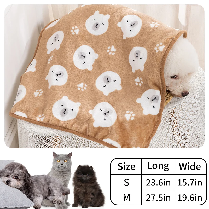 Cozy Plush Pet Blanket – Soft, Warm, and Breathable Sleeping Mat