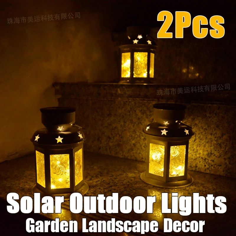 2Pcs LED Outdoor Solar Wind Lights Courtyard New Garden Hanging Terrace Balcony Table Atmosphere Landscape Party Decorative Lamp 2pcs new solar wind lights outdoor led courtyard garden hanging terrace balcony table atmosphere landscape party decorative lamp