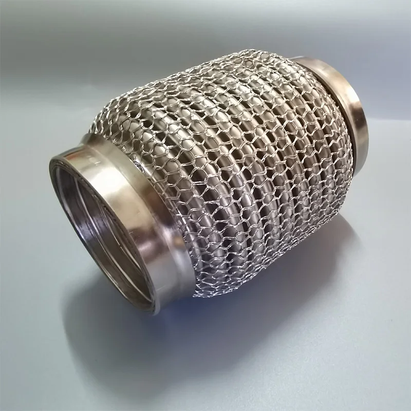 304-Stainless-Steel-Exhaust-Flex-Pipes-Tube-Flex-Coupler-With-Interlock ...
