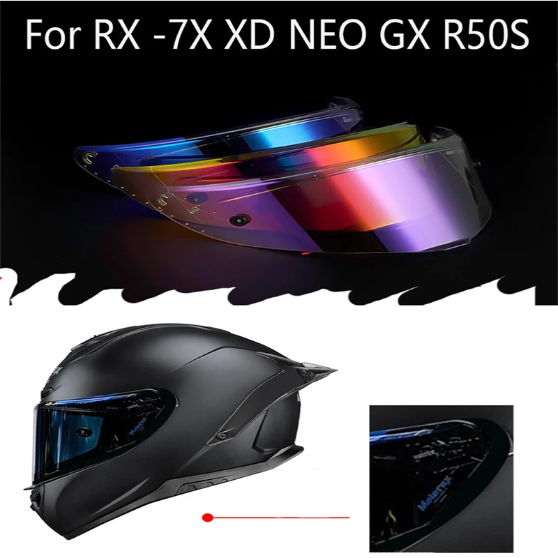 

Full Helmet Lenses Motorcycle Helmet Lens Adapt To for RX-7X XD NEO GX R50S Equipment Accessories Full Helmet Windshield